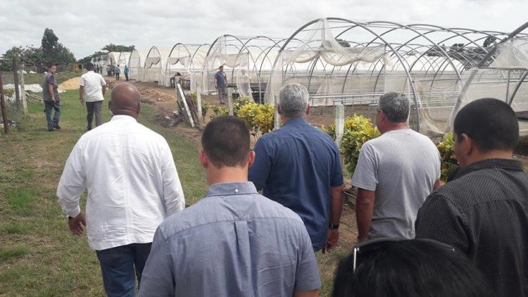 Díaz-Canel Pinar del Río 2, paso de Michael