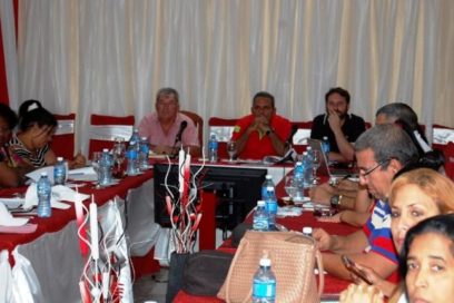 Elogia dirigente sindical internacional labor comunicativa en entidades de la Construcción