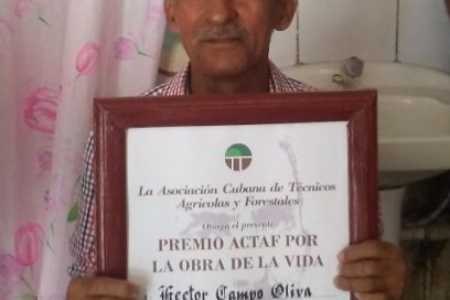 Jubilado guantanamero recibe Premio de la ACTAF Por la obra de la vida