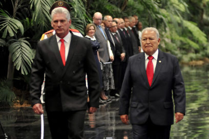 Presidente cubano recibió en La Habana a su homólogo salvadoreño (+Fotos)