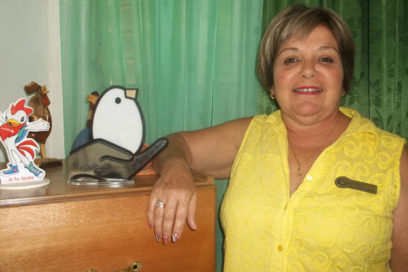 Delegada en avicultura insignia