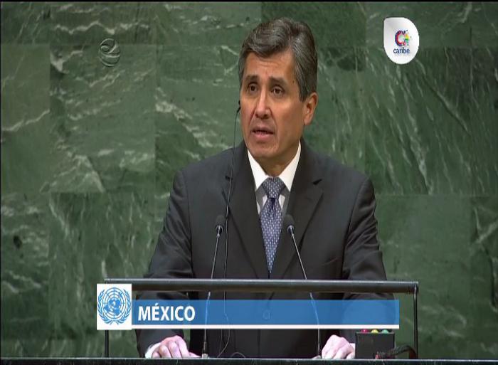 México en ONU contra bloqueo