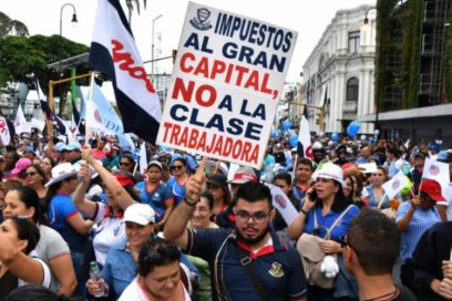 Continúa huelga en Costa Rica