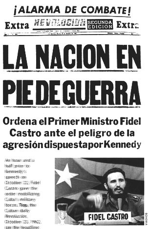 REALIZADA: PUBLICADA:22/10/2007 PAG:13 EDICION UNICA PUBLICADA:22/10/2012 PAG:14 EDICION UNICA ORIGINALES:FOTO18 FUENTE:TRABAJADORES FOTOGRAFO: OBSERVACIONES:CASTRO RUZ, FIDEL/HISTORICAS/CRISIS DE OCTUBRE