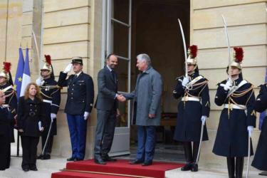 Díaz-Canel en Francia, primer ministro