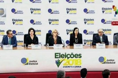 TSE de Brasil ofrece primer balance de elecciones generales