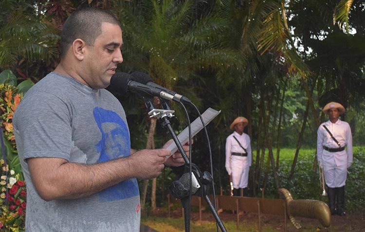 Ronald Hidalgo Rivera, segundo secretario del Comité Nacional de la UJC.