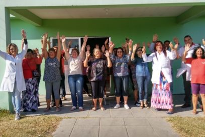 El beso caribeño de Kirenia y Rául