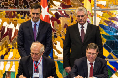Firman Cuba y España memorandos de entendimiento para la cooperación (+Fotos)