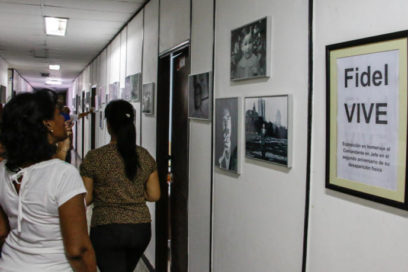 En nuestra redacción: Inauguran exposición Fidel Vive