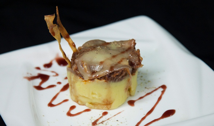 La Tapa Aipiri, del restaurante La Tatagua fue el plato presentado en la Peña Sabor y Tradición. Foto tomada de A la mesa