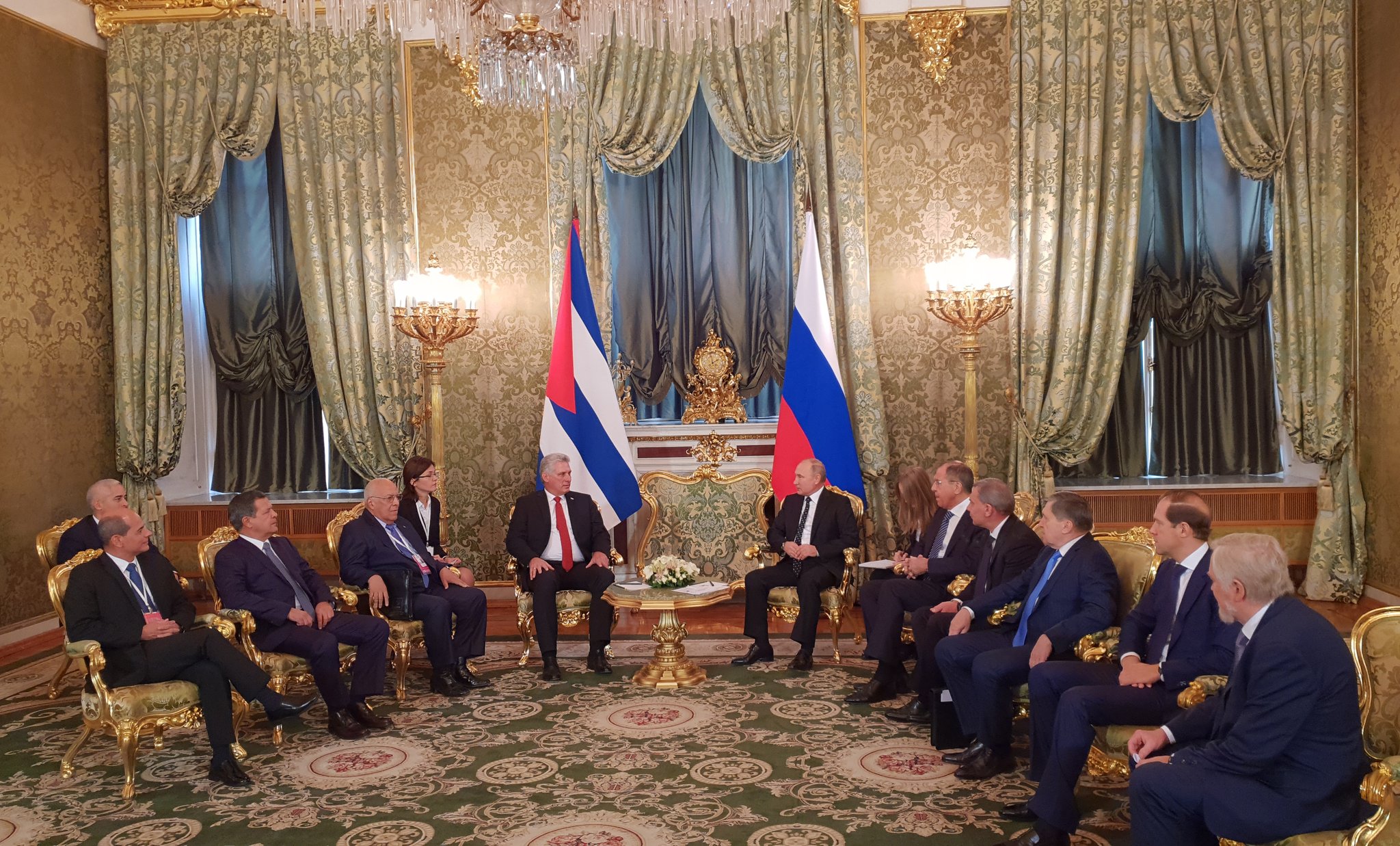 Díaz-Canel y Putin, noviembre 2018