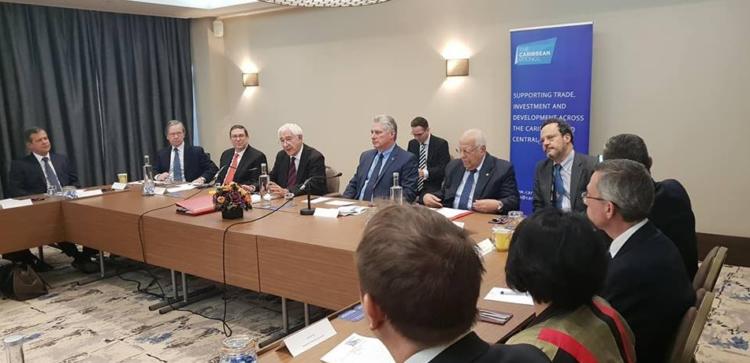 D-C en Londres empresarios británicos