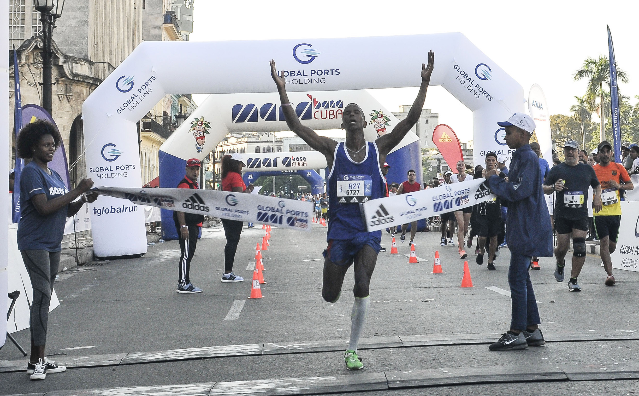 Luis Ángel Martínez se coronó por vez primera en el Marabana 2018. Foto: José Raúl Rodríguez Robleda