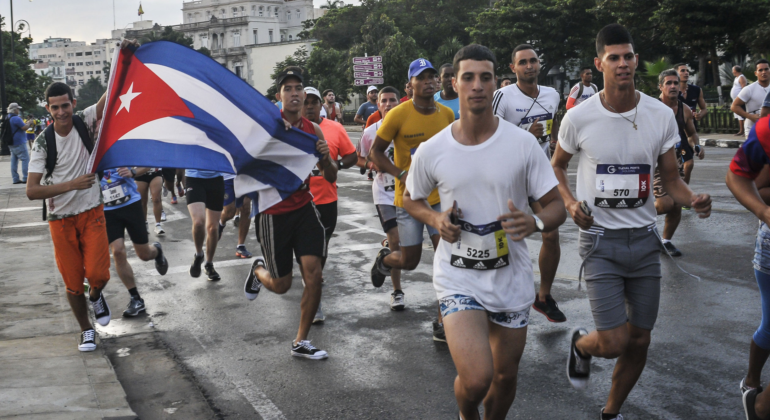Marabana 2018 por las calles de la capital cubana. Foto José Raúl Rodríguez Robleda
