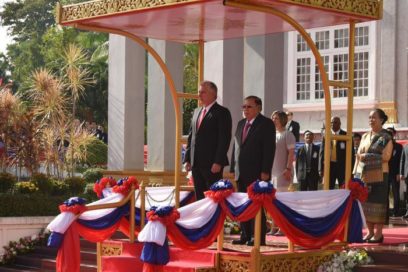 Cuban and Laotian leaders hold official talks