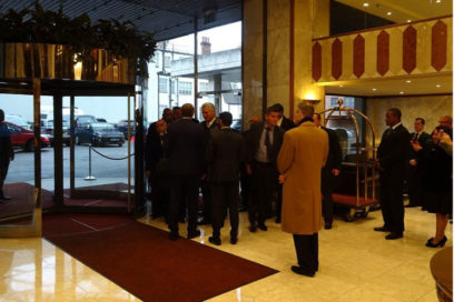 President Diaz-Canel Arrives in London in Transit to Cuba