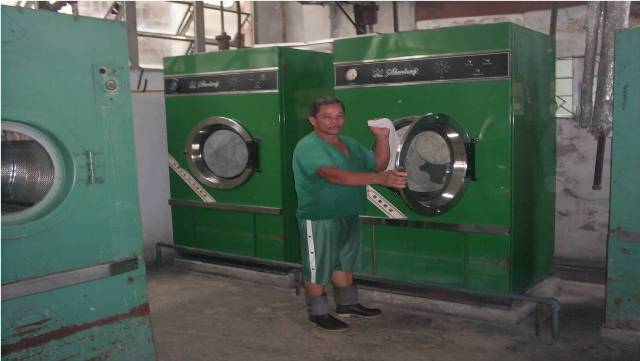 Servicio de lavandería mecanizado.