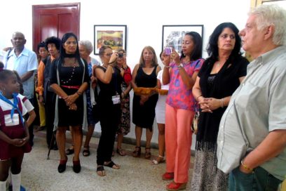 Inauguran muestra fotográfica sobre Fidel y los trabajadores cubanos