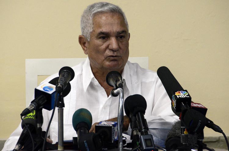 Higinio Vélez, presidente de la Federación Cubana de Béisbol. Foto: Joaquín Hernández Mena