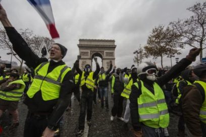 Recorre Macron áreas afectadas