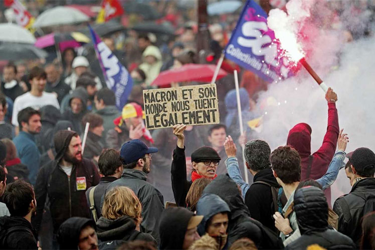huelga general en Francia