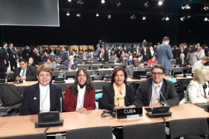 Cuba defiende posiciones de Pequeños Estados Insulares en cumbre sobre cambio climático