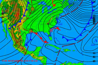 Baja extratropical afectará el occidente de Cuba (Aviso especial No.1)