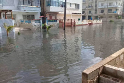 Fuertes marejadas ocasionan inundaciones costeras en el litoral norte del occidente de Cuba (+Fotos)