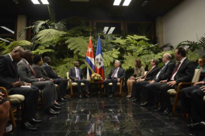 Recibió Díaz-Canel al Presidente de Haití