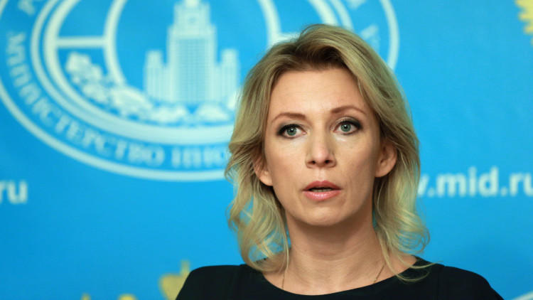 La portavoz del Ministerio de Exteriores ruso, María Zajárova.