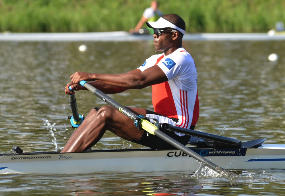 Ángel Fournier, único dorado por Cuba en el evento.