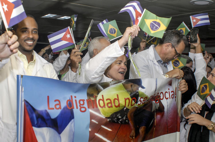 Llegada médicos cubanos de Brasil, 11 de diciembre, 2018
