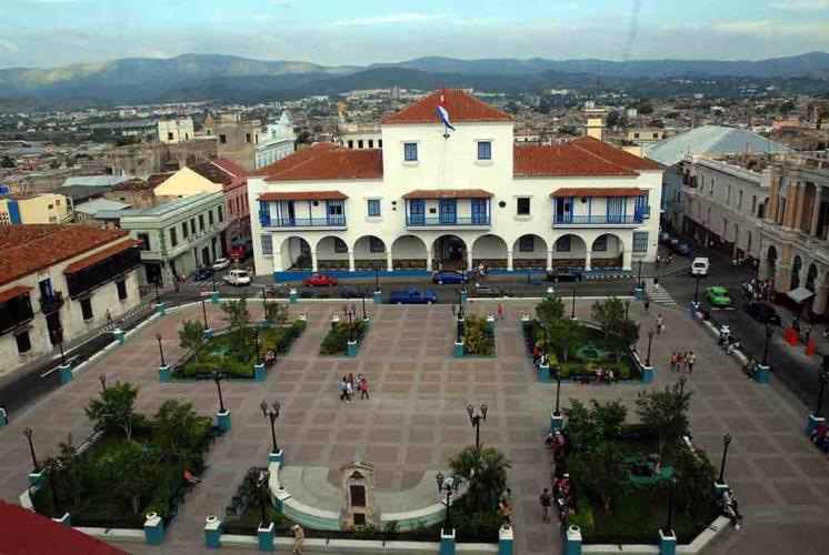 Anillo fundacional de la capital santiaguera, ubicada en la zona suroriental del país, urbe fundada por Don Diego Velázquez el 25 de julio de 1415, y que cumplirá sus primeros 500 años, en Santiago de Cuba, 4 de diciembre de 2014. AIN FOTO/Miguel RUBIERA JUSTIZ/rrcc