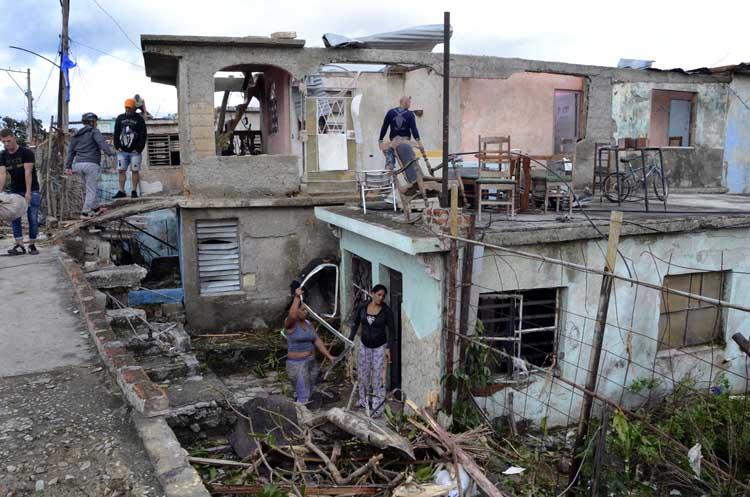 Afectaciones en el municipio Regla. Foto: Joaquín Hernández Mena