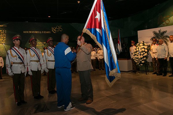 Abanderamiento a los Leñadores de Las Tunas par la Serie del Caribe 2019. Foto: Roberto Morejón- Jit