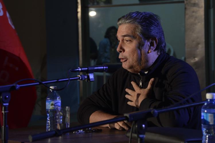Intervención de Raúl Capote Fernández, profesor, escritor y ex agente de los Órganos de la Seguridad del Estado cubano. Foto Ariel Ley Royero