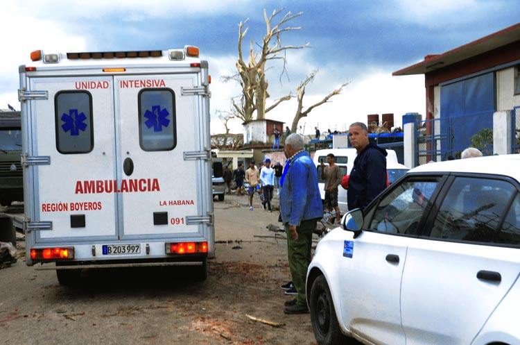 Afectaciones en el municipio Regla. Foto: Joaquín Hernández Mena