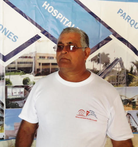 Gilmer Ricardo Rodríguez León, director general de la Empresa Contingente Blas Roca. Foto: Del autor.
