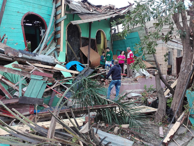 Aréas afectadas del municipio de Diez de Octubre. Foto: Alina M. Lotti