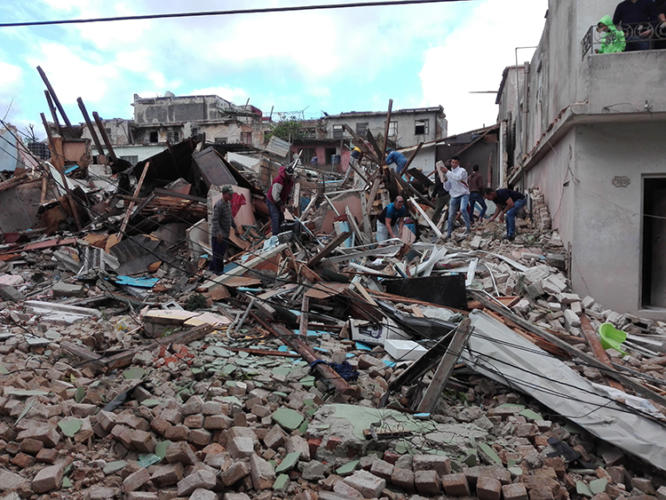 Aréas afectadas del municipio de Diez de Octubre. Foto: Alina M. Lotti