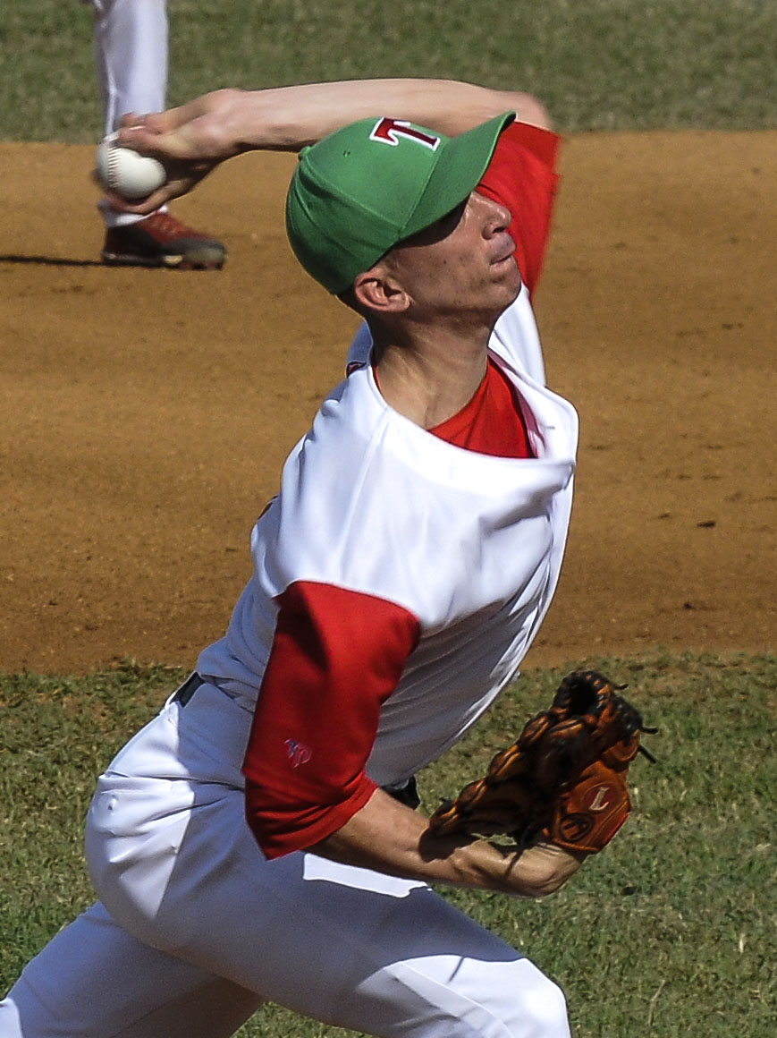 Dariel Góngora: seis victorias contra Villa Clara esta temporada. Foto: José Raúl Rodríguez Robleda