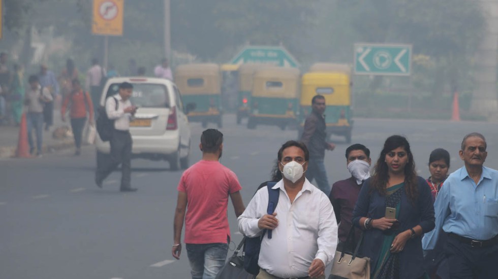 Nueva Delhi, capital de la India, país donde radican 14 de las 18 ciudades más contaminadas del mundo. Foto: lopezdoriga.com