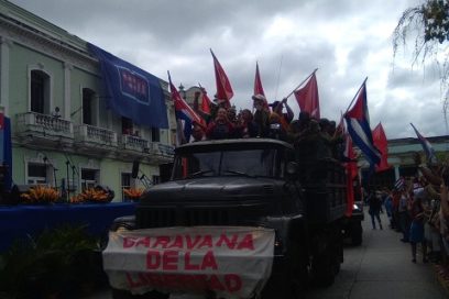 Entra victoriosa la Caravana de la Libertad a Santa Clara (+ Fotos)