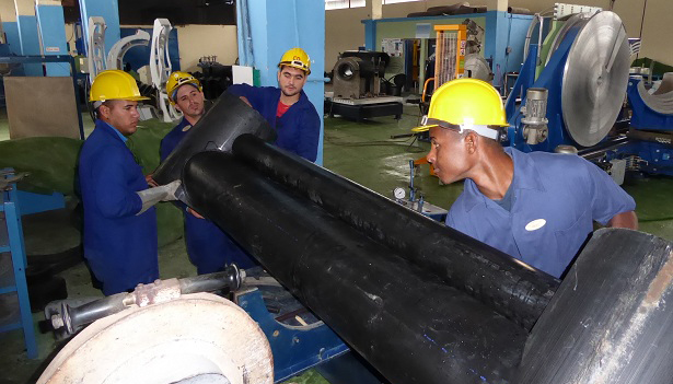 Trabajadores de Ciegoplast.
