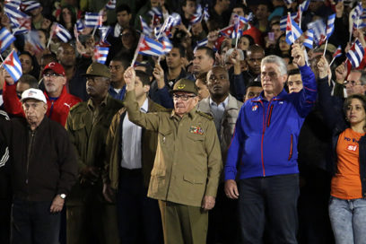 Raúl and Díaz-Canel lead March of the Torches