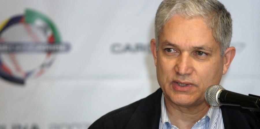 Juan Francisco Puello, comisionado de la Confederación de Béisbol Profesional del Caribe.