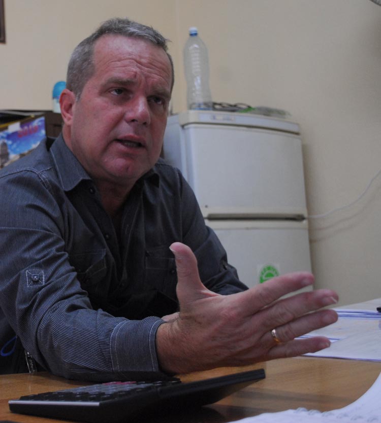 Jorge Luis Vazquez Pareja, director de la Empresa Provincial de Gastronomía de La Habana. "Por momentos el trabajo se hizo difícil, pero había claridad en cuanto a la tarea a nosotros encomendada".