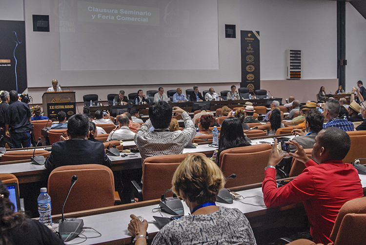 Clausura del Seminario y Feria Comercial. Palacio de convenciones La Habana 22 de Febrero 2019. Foto Heriberto González Brito.
