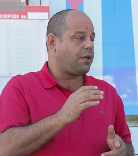 Victor Leiva Ramos subrayó que "la nueva Constitución nos representa". Foto: Isabel Aguilera Aguilar